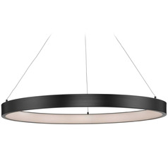 Progress Lighting Inverse 30-Inch Matte Black LED Pendant