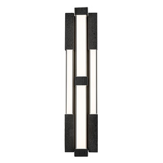 Modern Forms Conan Basalt Stone / Black LED Sconce