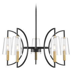 Savoy House Lighting Hanley Matte Black Chandelier