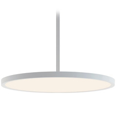 Afx Lighting Edge Round Large White LED Pendant Light