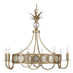 Savoy House Lighting Hearst Noble Brass Chandelier