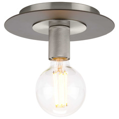 Progress Lighting Trimble Brushed Nickel & Graphite Flushmount Light