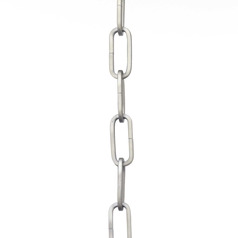 Progress Lighting Accessory Chain - Square Profile Antique Nickel Chain