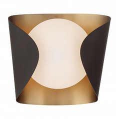 Minka Lavery Kevin Von Kluck Flare Dark Bronze & Legacy Brass Sconce