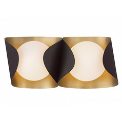 Minka Lavery Kevin Von Kluck Flare Dark Bronze & Legacy Brass Bathroom Light