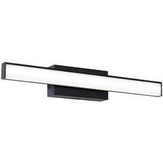 Afx Lighting Tonya Black LED Vertical Bathroom Light