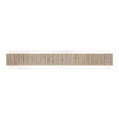 Modern Forms Magnate Beige Travertine / Aged Brass LED Bathroom Light