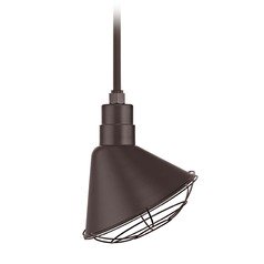 Bronze Pendant Barn Light with 12