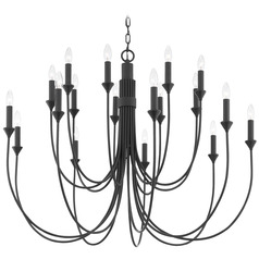 Troy Lighting Cate Forged Iron Chandelier