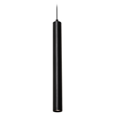 Afx Lighting Eli Black LED Mini-Pendant Light with Cylindrical Shade