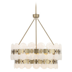 Savoy House Lighting Bancroft Noble Brass Chandelier