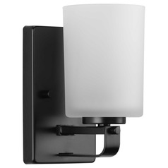 Progress Lighting League Matte Black Sconce