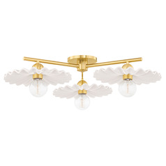 Mitzi Cora Aged Brass 6-Light Chandelier