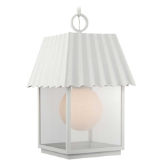 Progress Lighting Point Dume-Hook Pond Shelter White Outdoor Hanging Light