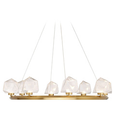 Savoy House Lighting Castello Warm Brass LED Chandelier
