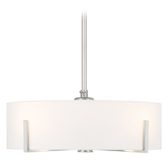 Savoy House Lighting Mansell Satin Nickel LED Ceiling Fan with Light