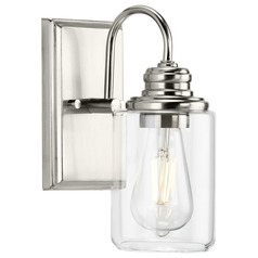 Progress Lighting Aiken Brushed Nickel Sconce