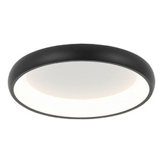Matteo Lighting Maverick Matte Black LED Flushmount Light