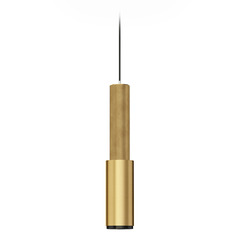 Et2 Continuum - Track Natural Aged Brass LED Track Light Head