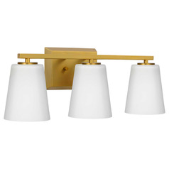Progress Lighting Vertex Brushed Gold Bathroom Light