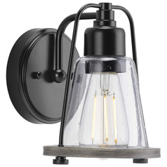Progress Lighting Conway Matte Black Sconce