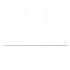 Kuzco Lighting Chute White LED Pendant Light with Cylindrical Shade