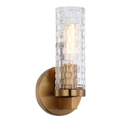 Matteo Lighting Weaver Aged Gold Brass Sconce