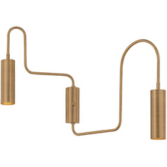 Troy Lighting Lark Patina Brass LED Switched Sconce