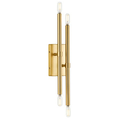 Progress Lighting Arya Brushed Gold Sconce