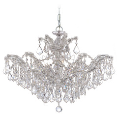 Crystorama Lighting Maria Theresa Polished Chrome Crystal Chandelier