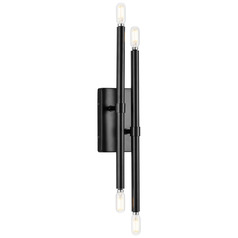 Progress Lighting Arya Matte Black Sconce
