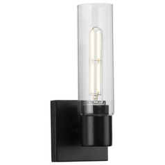 Progress Lighting Clarion Matte Black Sconce