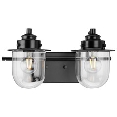 Progress Lighting Northlake Matte Black Bathroom Light
