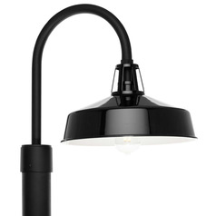 Progress Lighting Cedar Springs Gloss Black Post Light