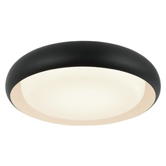 Matteo Lighting Milia Matte Black LED Flushmount Light