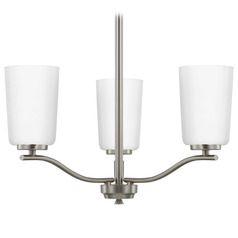 Progress Lighting Adley Brushed Nickel Mini-Chandelier