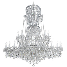 Crystorama Lighting Maria Theresa Polished Chrome Crystal Chandelier