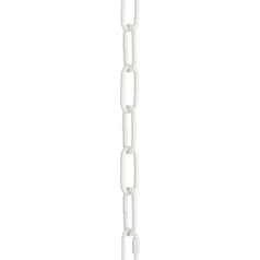 Progress Lighting Accessory Chain Shelter White Chain