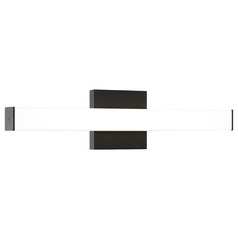 Matteo Lighting Karadene Matte Black LED Vertical Bathroom Light