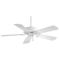 Minka Aire Sundance White Ceiling Fan Without Light