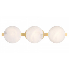 Minka Lavery Tom Wright Zill Lily Gold LED Vertical Bathroom Light