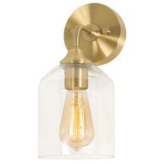 Afx Lighting William Satin Brass Sconce
