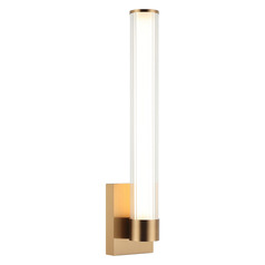 Matteo Lighting Macie Aged Gold Brass LED Sconce