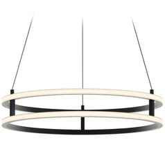 Afx Lighting Gemini Black LED Pendant Light