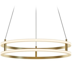 Afx Lighting Gemini Gold LED Pendant Light