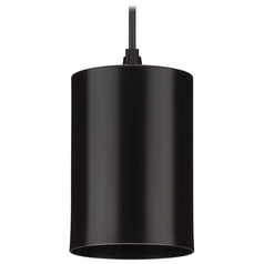 Progress Lighting 5in Cyl Rnds Antique Bronze LED Outdoor Hanging Light