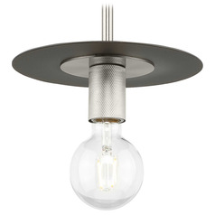 Progress Lighting Trimble Brushed Nickel & Graphite Mini-Pendant Light