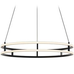 Afx Lighting Gemini Black LED Pendant Light