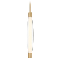 Minka Lavery Verto Legacy Brass LED Mini-Pendant Light with Oblong Shade
