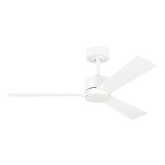 Rozzen 44-Inch Fan in Matte White by Visual Comfort & Co Fans